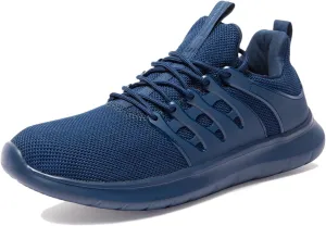 NewDenBer Men's Lightweight Sneakers Comfortable Athletic Walking Running Tennis Shoes