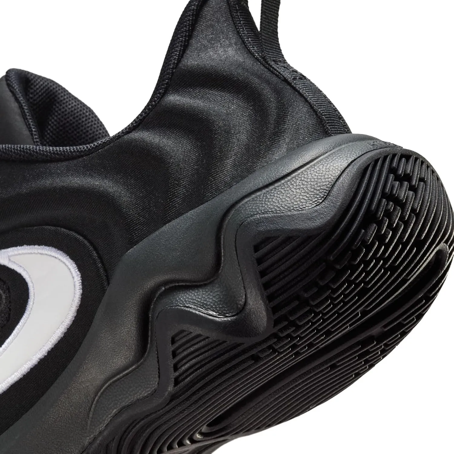 Nike Giannis Immortality 4 Big Kids' Basketball Shoes (FZ6734-001, Black/White/Dark Smoke Grey)