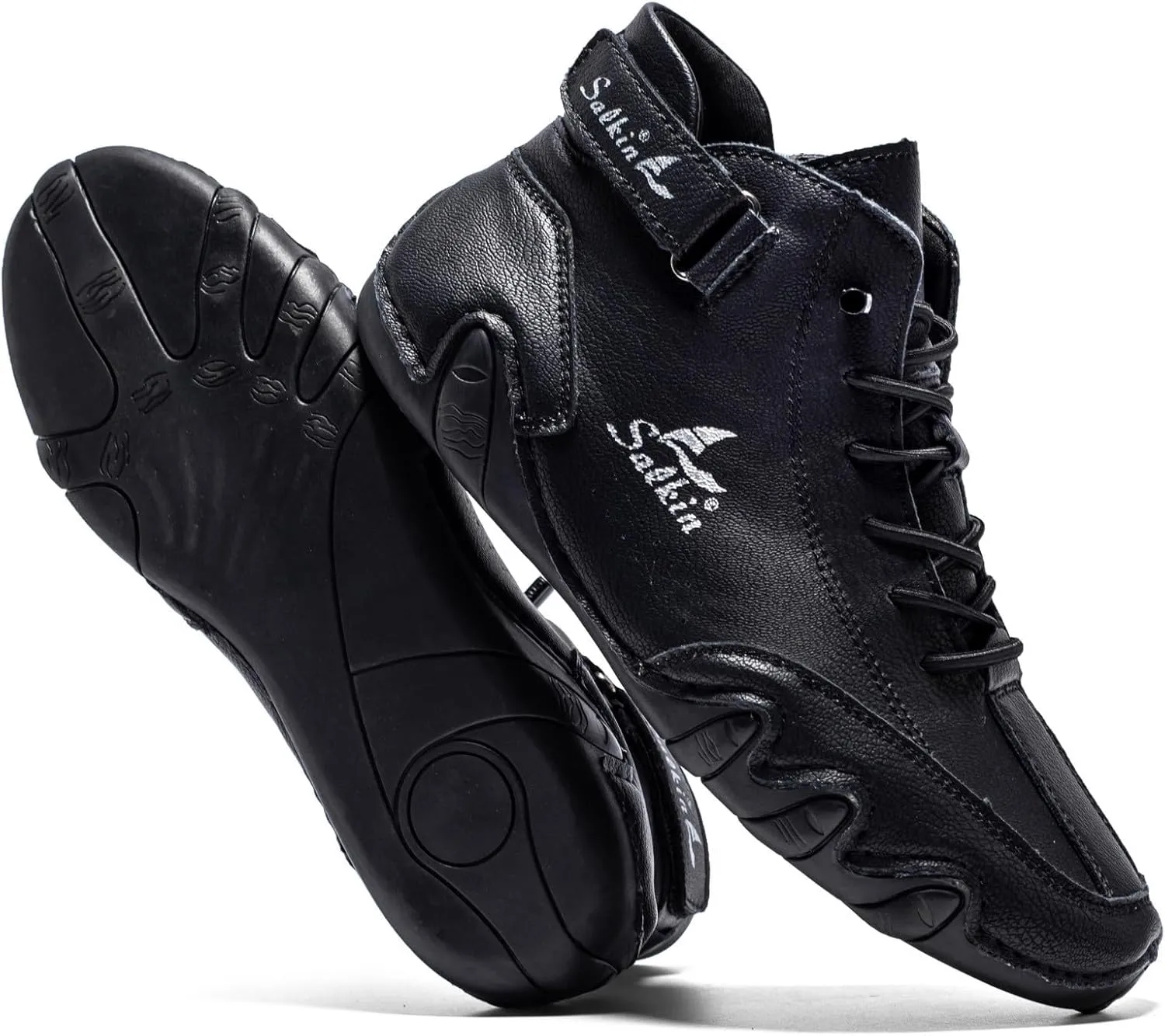 Non Slip Work Sport Shoes for Men Lightweight Breathable Slip on Running Shoe Breathable Diabetic Shoes for Men
