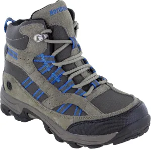Northside Unisex-Child Rampart Mid Hiking Boots - Lightweight Performance | Suede/Ripstop Nylon Moisture-Wicking Quick Lace-Up Durable TPR Outsole | Kids Hiking Adventure Essential