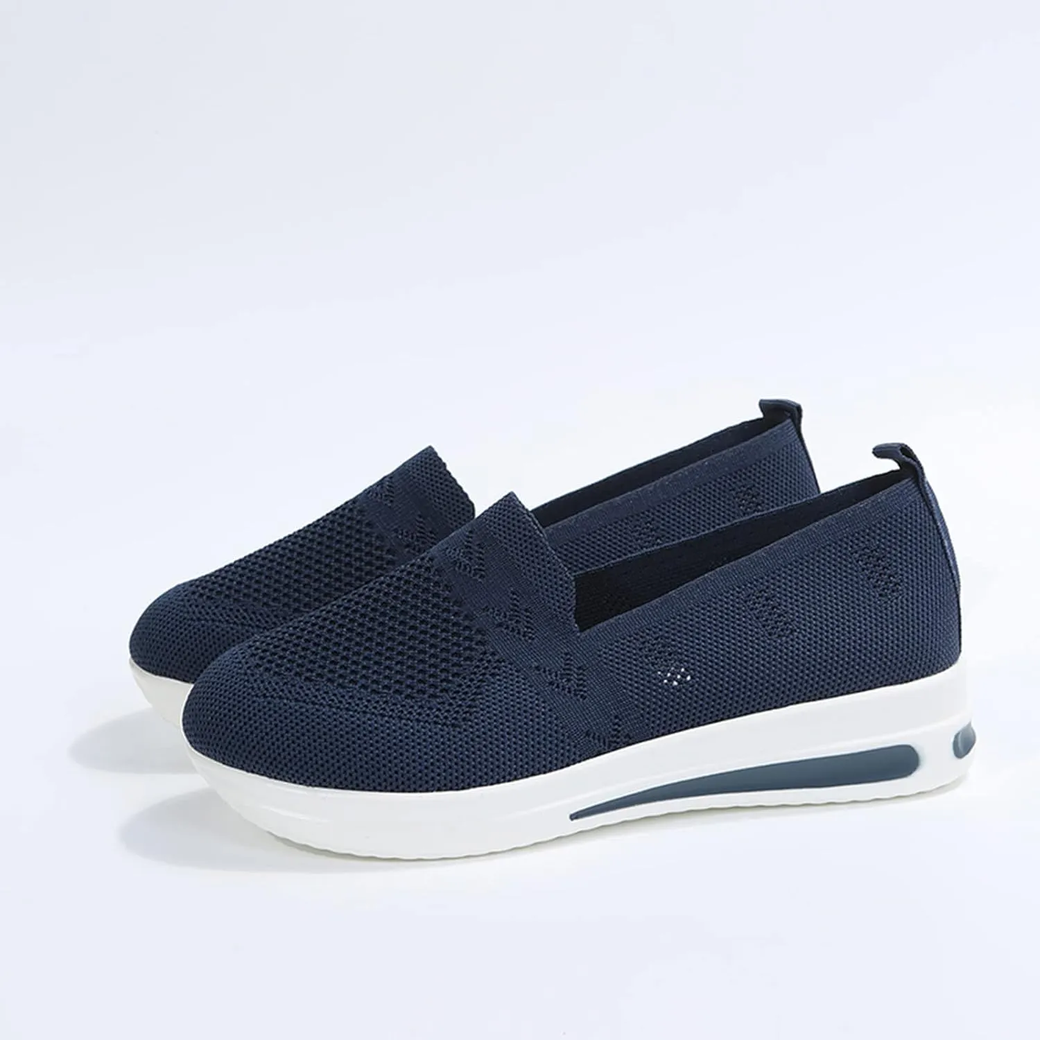 Orthopedic Shoes for Women Slip On Breathable Mesh Sneakers Non Slip Thick Sole Comfortable Casual Shoes