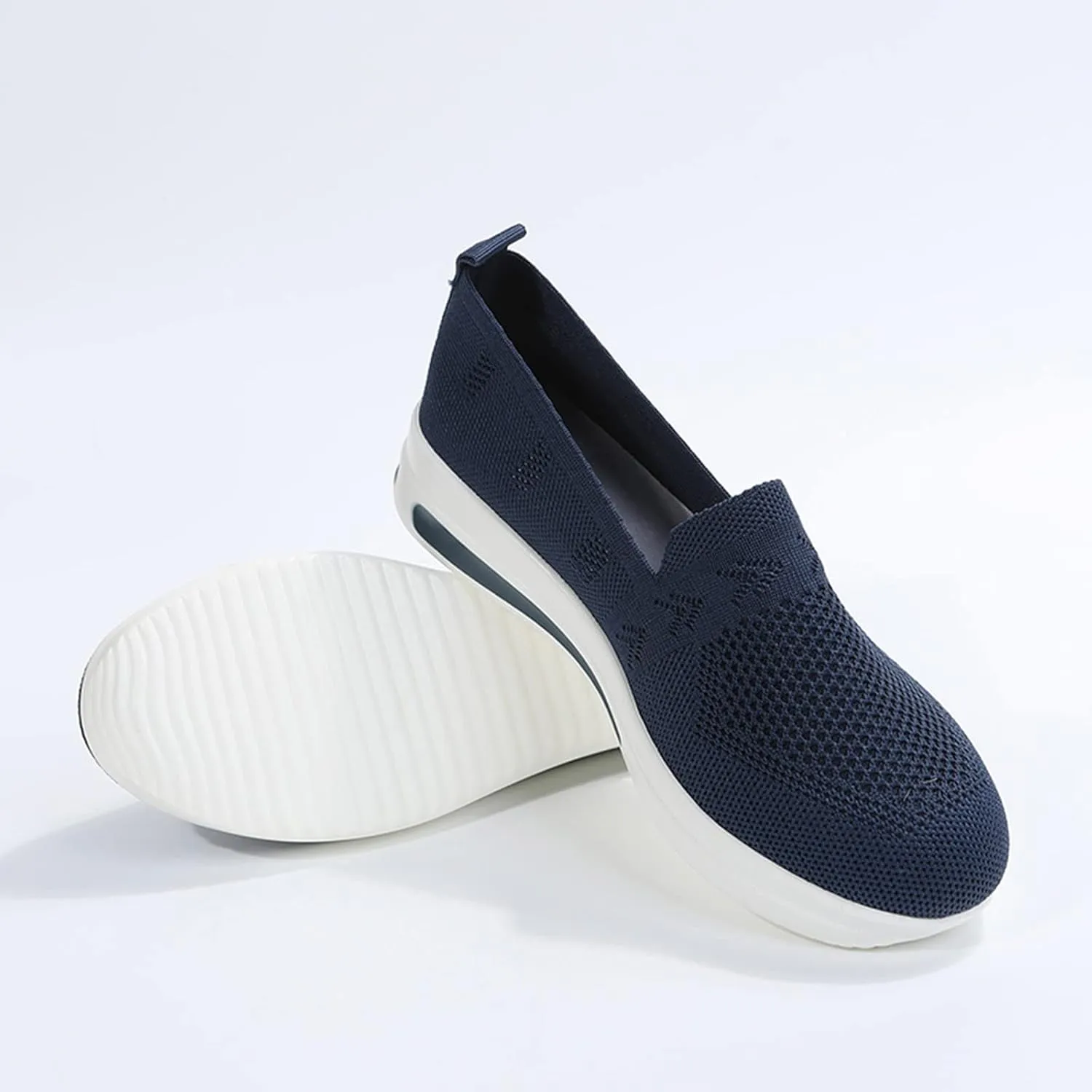 Orthopedic Shoes for Women Slip On Breathable Mesh Sneakers Non Slip Thick Sole Comfortable Casual Shoes