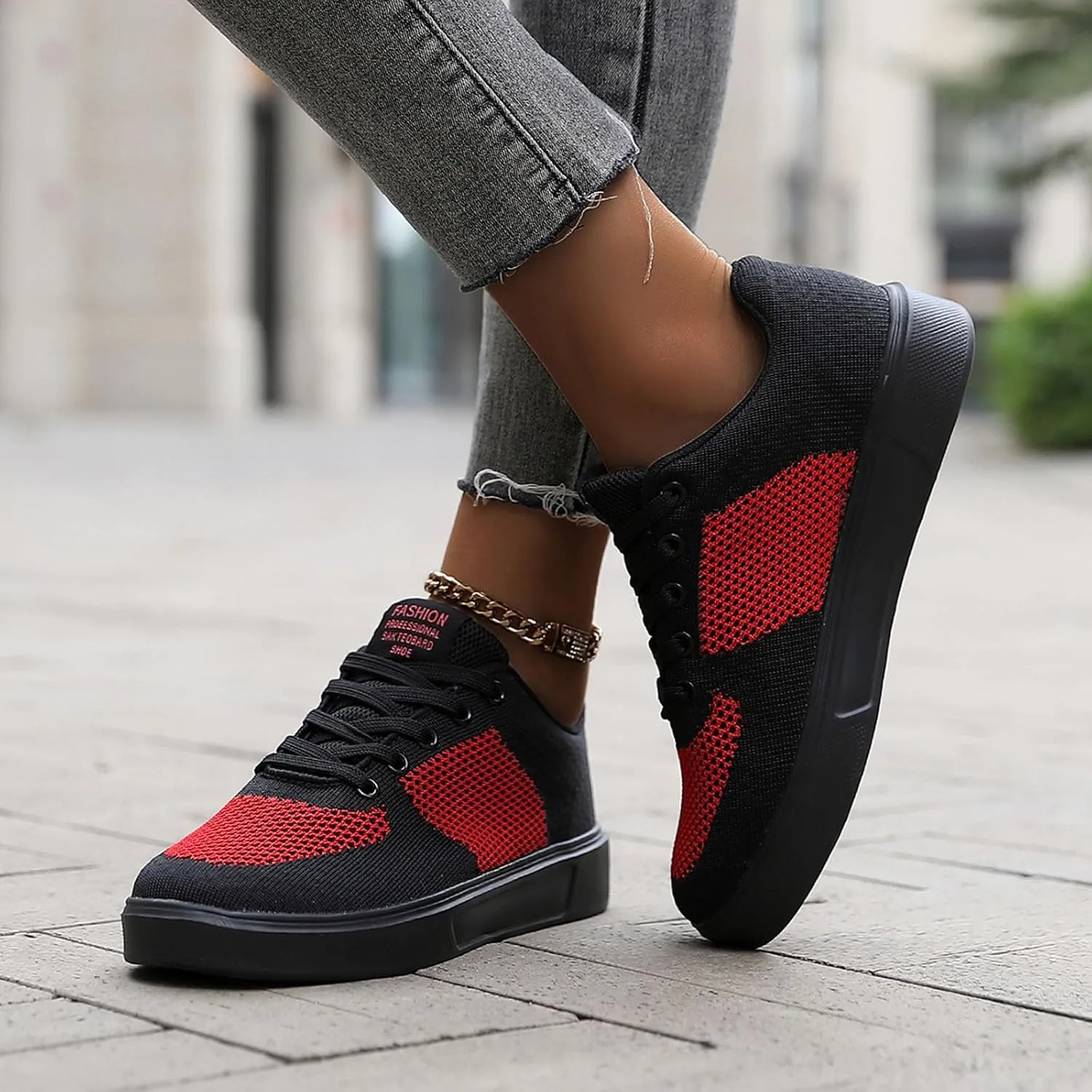 Outdoor Jogging Sneakers for Men Comfortable Breathable Lightweight Tennis Shoe Lightweight Work Shoes for Men