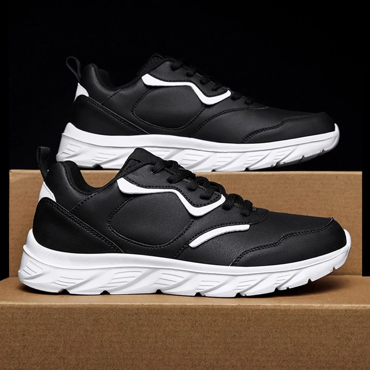 Outdoor Jogging Sneakers for Men Comfortable Lightweight Casual Walking Shoe Men's Stylish Lightweight Sneakers