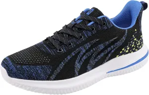 Outdoor Jogging Sneakers for Men Lightweight Breathable Walking Shoe Gym Tennis Lightweight Work Shoes for Men
