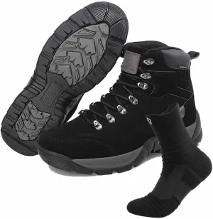 Outdoor Military Tactical Boots, Men's Waterproof Hiking Boots with Sports Socks Lightweight Work Boots Durable Combat Boots Men's Tactical Army Boots