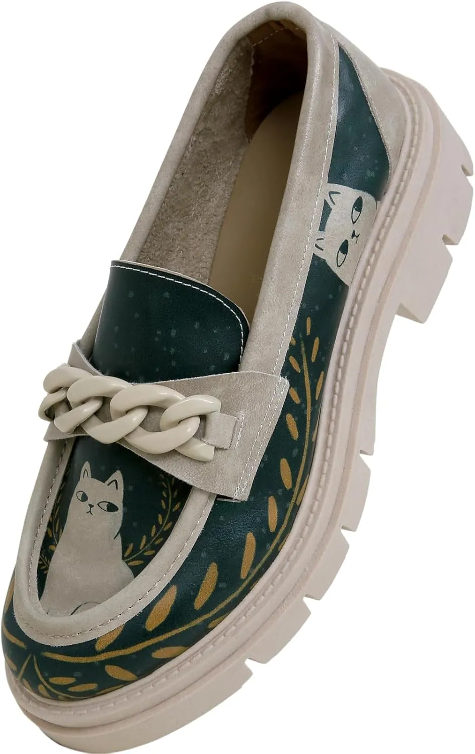 Penny Loafers for Women - Handmade and Vegan Leather Platform Loafers for Women