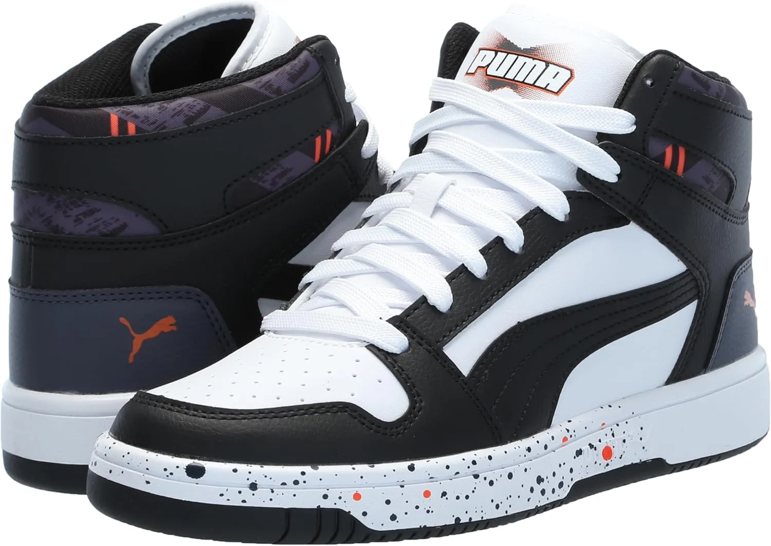PUMA Unisex-Child Rebound Layup Synthetic Leather Hook and Loop Sneaker