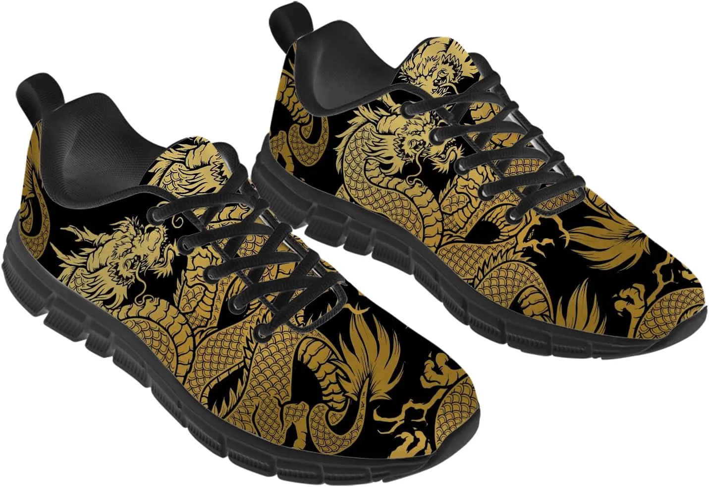 Running Shoes for Women Men Novelty Print Tennis Shoes Lightweight Walking Gym Sneakers