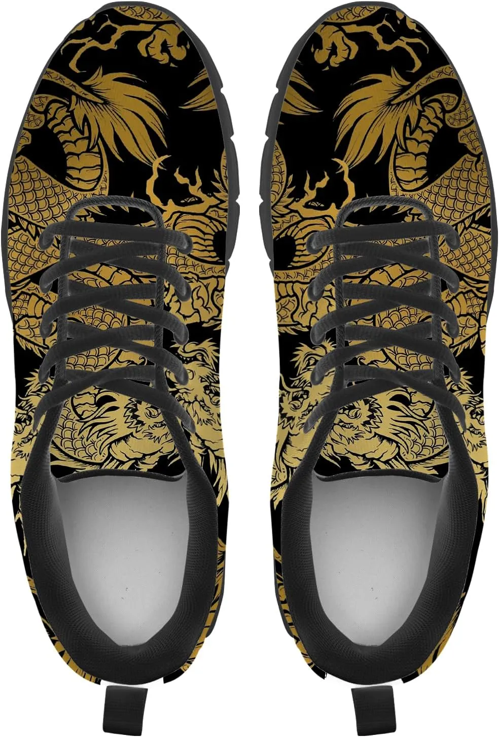 Running Shoes for Women Men Novelty Print Tennis Shoes Lightweight Walking Gym Sneakers