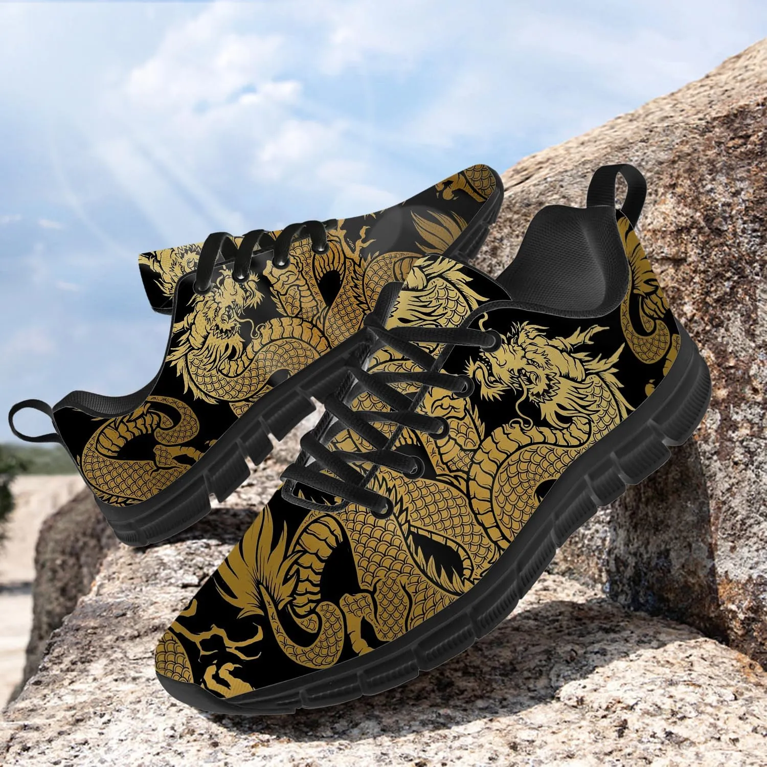 Running Shoes for Women Men Novelty Print Tennis Shoes Lightweight Walking Gym Sneakers