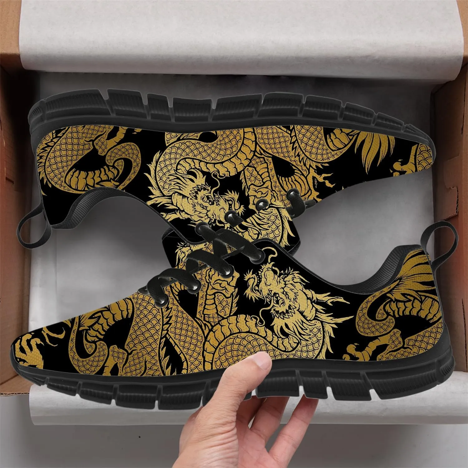Running Shoes for Women Men Novelty Print Tennis Shoes Lightweight Walking Gym Sneakers
