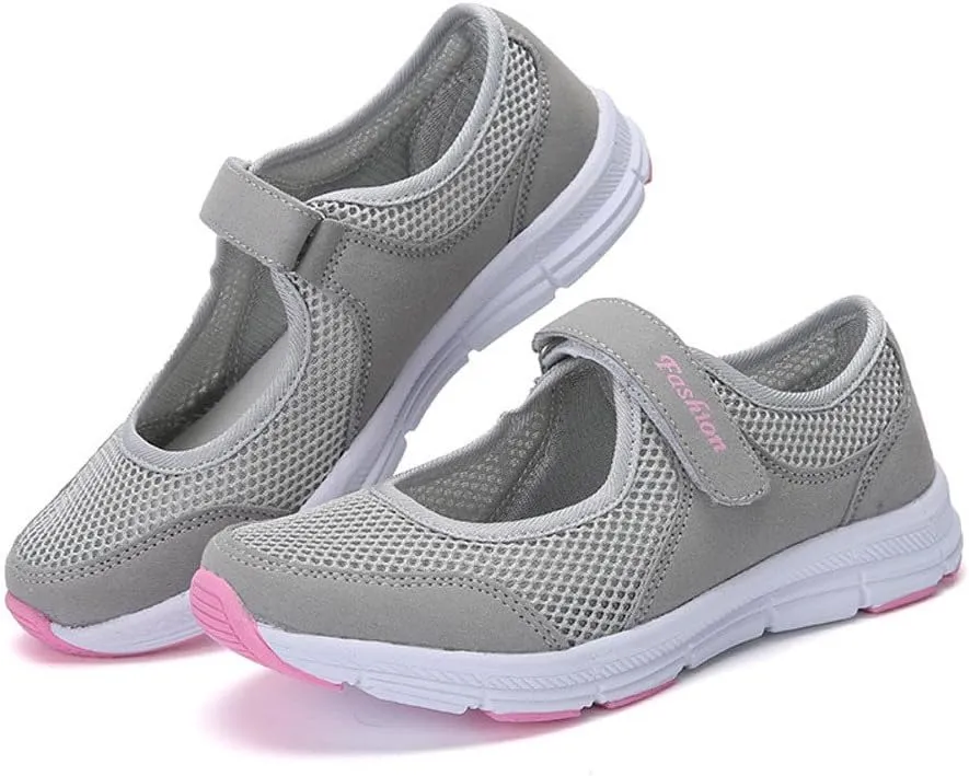 Running Shoes for Women Mesh Breathable Slip On Shoes Casual Women Shoes Sneakers Women's Woven Orthopedic Breathable Soft Tennis Shoe Trainers Shoe