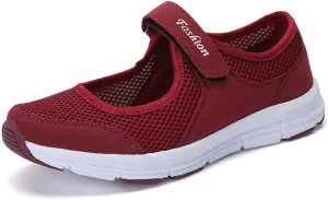 Running Shoes for Women Mesh Breathable Slip On Shoes Casual Women Shoes Sneakers Women's Woven Orthopedic Breathable Soft Tennis Shoe Trainers Shoe