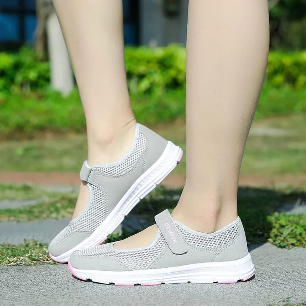Running Shoes for Women Mesh Breathable Slip On Shoes Casual Women Shoes Sneakers Women's Woven Orthopedic Breathable Soft Tennis Shoe Trainers Shoe