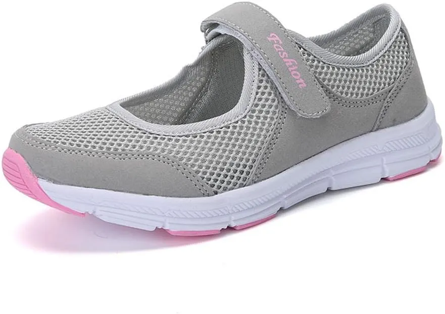 Running Shoes for Women Mesh Breathable Slip On Shoes Casual Women Shoes Sneakers Women's Woven Orthopedic Breathable Soft Tennis Shoe Trainers Shoe