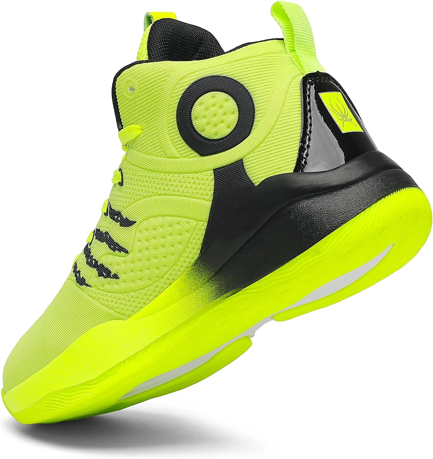 Sanearde Boys Grils Basketball Shoes High Top Youth Fashion Lightweight Volleyball Sneakers Comfortable Non-Slip Footwear