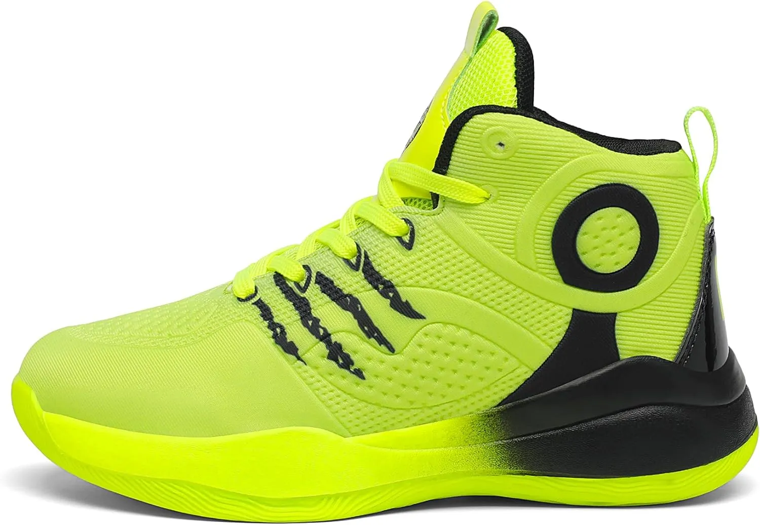Sanearde Boys Grils Basketball Shoes High Top Youth Fashion Lightweight Volleyball Sneakers Comfortable Non-Slip Footwear