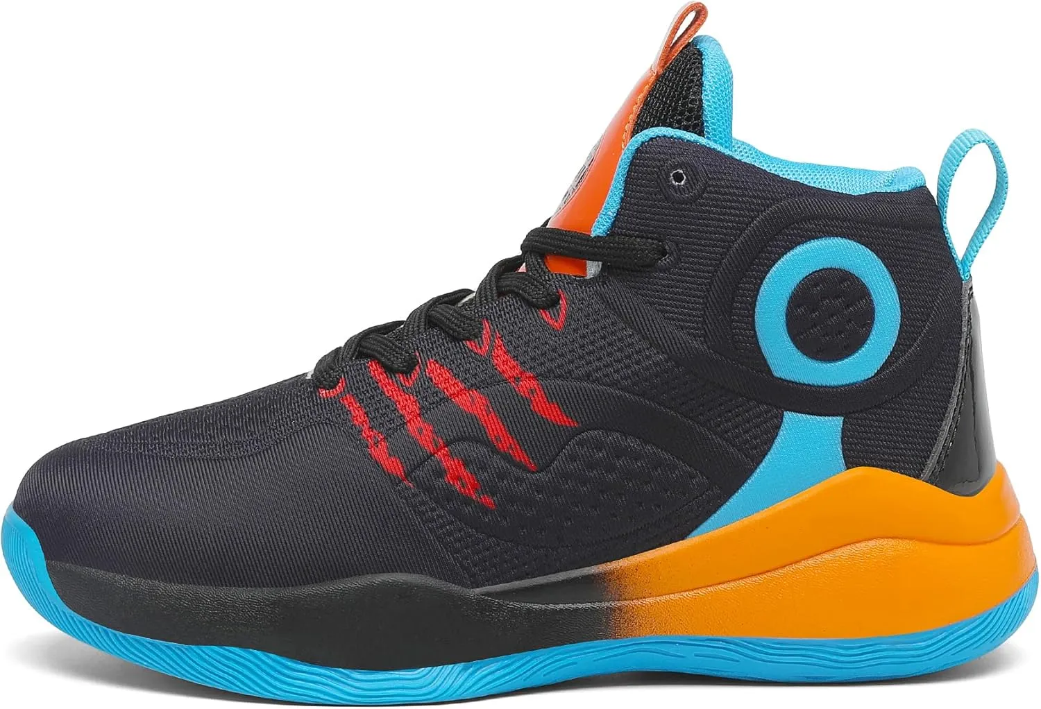 Sanearde Boys Grils Basketball Shoes High Top Youth Fashion Lightweight Volleyball Sneakers Comfortable Non-Slip Footwear