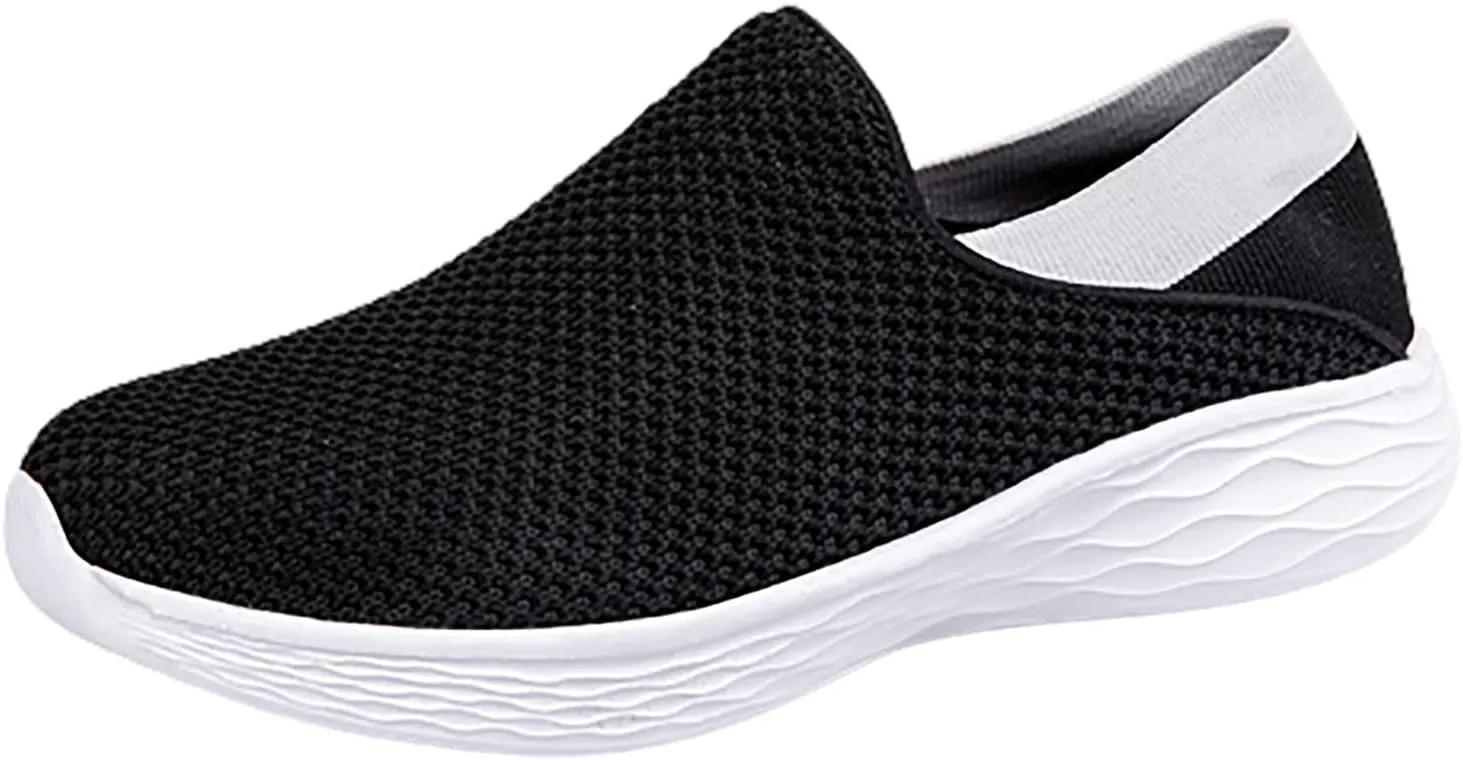 SBGMoSJ Womens Sneakers 7.5 Casual Orthopedic Shoes for Women Dressy Low Heel Womens Casual Shoes Slip Ons Sneakers Women Sneakers Size 6 Wide Walking Shoes for Women Size 7.5