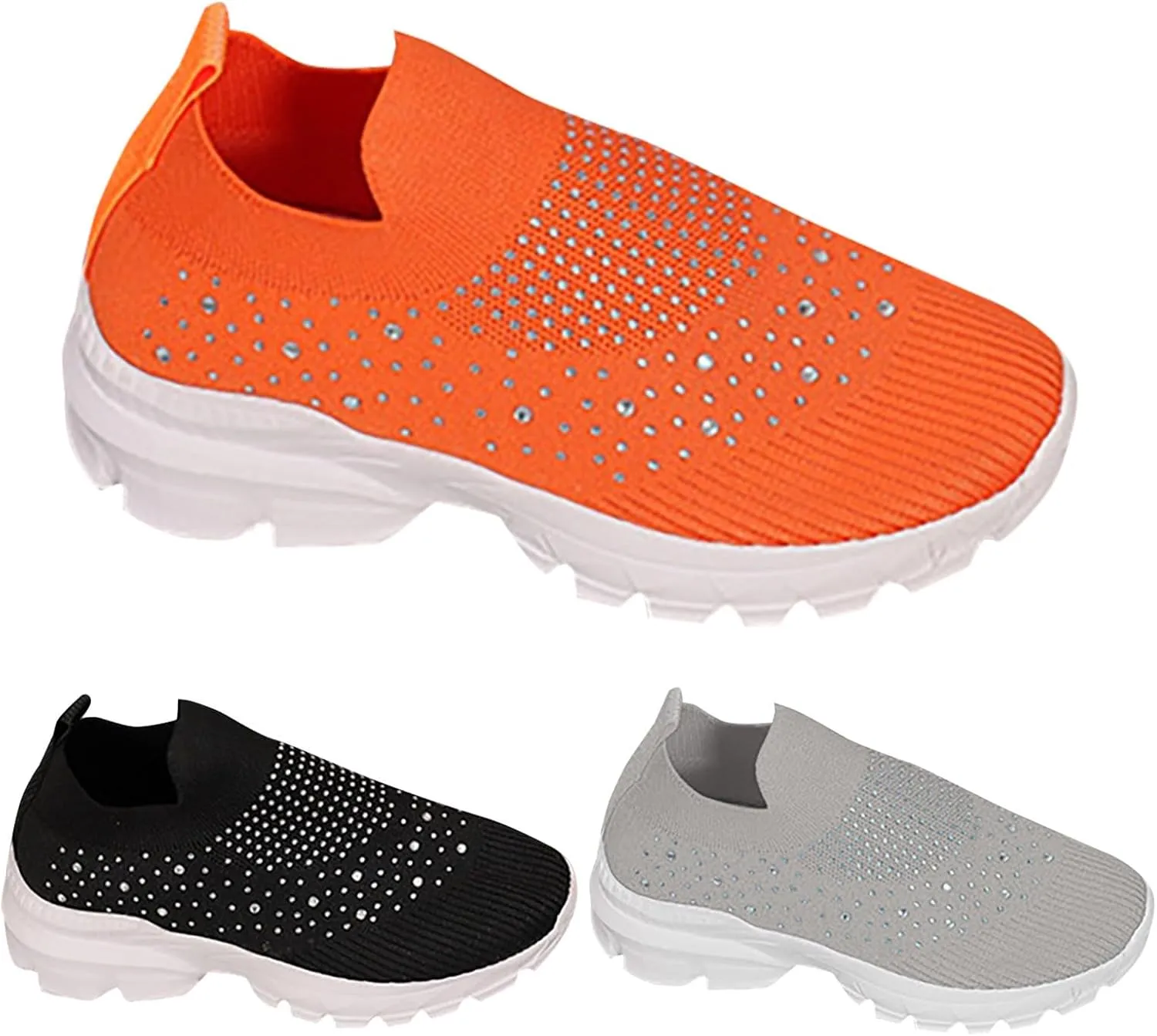 Slip On Shoes Women Mesh Breathable Black Casual Shoes Dress Sneakers Men's Athletic Sneakers Lightweight Breathable Platform Tennis Shoe Loafers Shoe