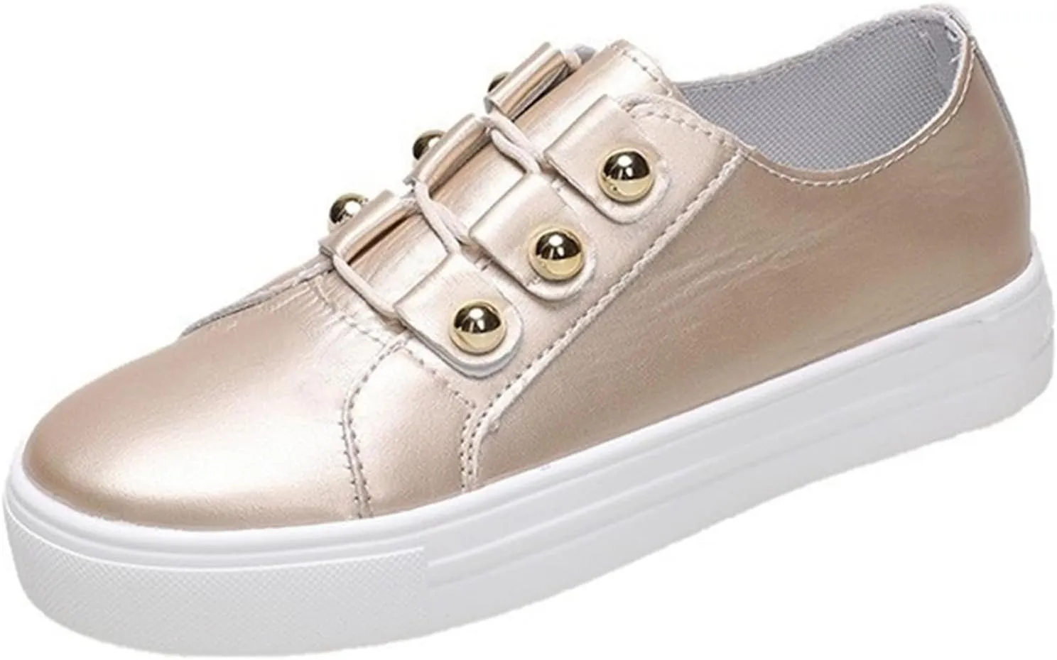 Slip On Sneakers Women Wide Width Size 11 Womens Slip On Loafers Shoes Fashion Canvas Sneakers Casual Classic Fall Soft Lightweight Comfort Breathable Non-Slip Flat Walking Shoes