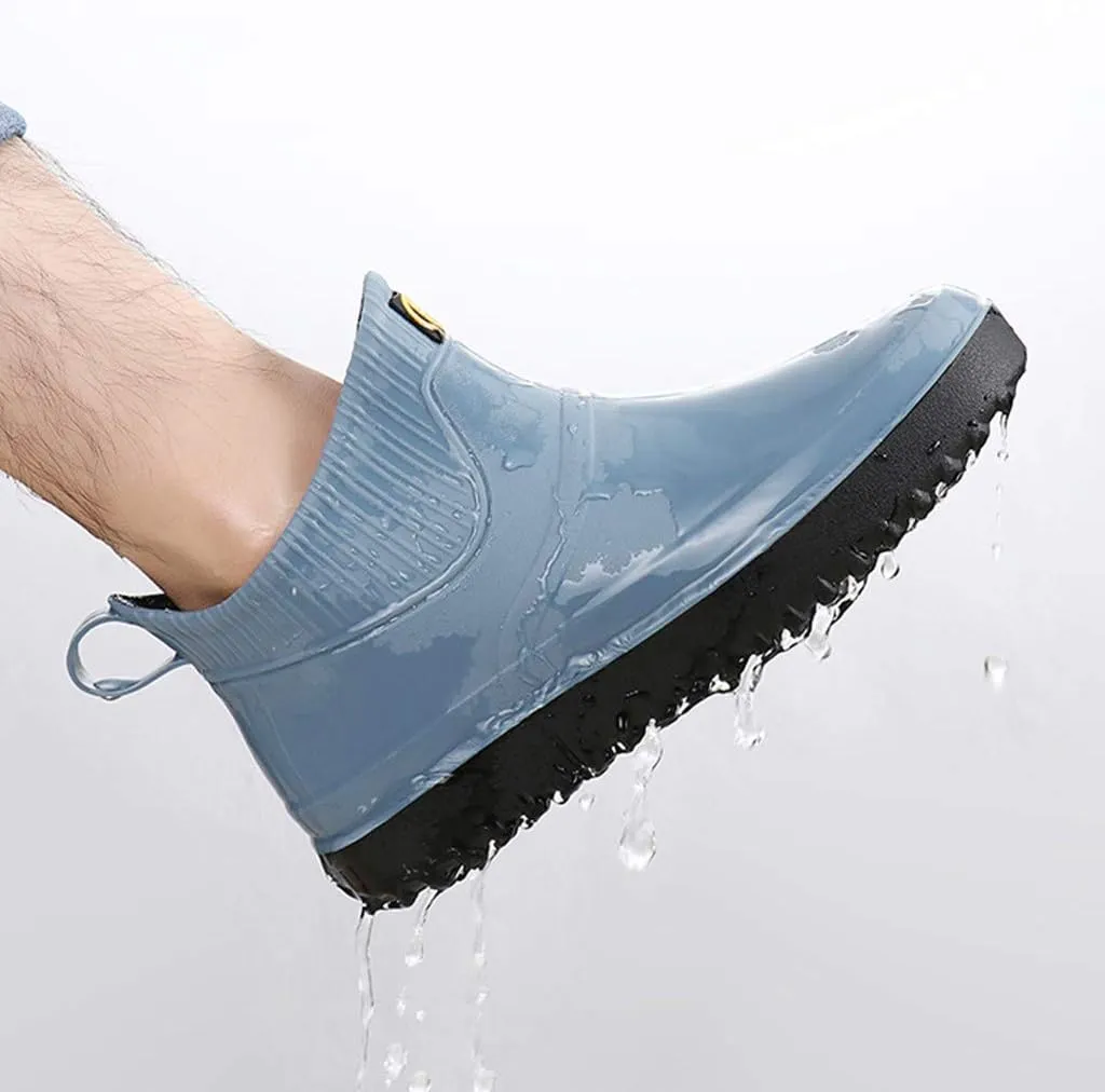Sneakers Business Breathable Boots Shoes On Ankle Fashion Short Rain Casual Water Slip Men Outdoor Men's Casual Shoes
