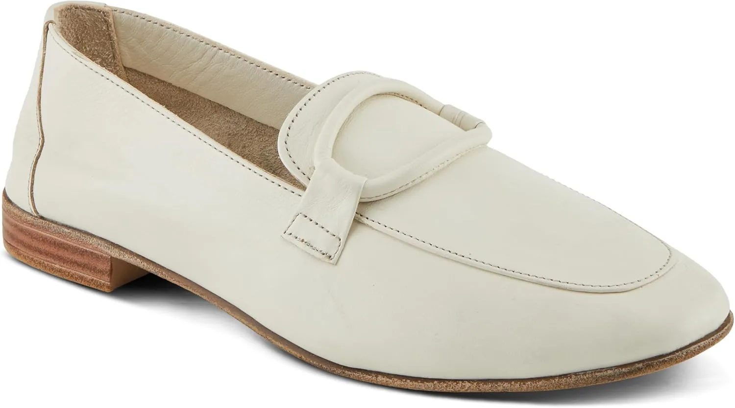 Spring Step Carrington Women's Leather Loafers with Tonal Leather Roping Detail