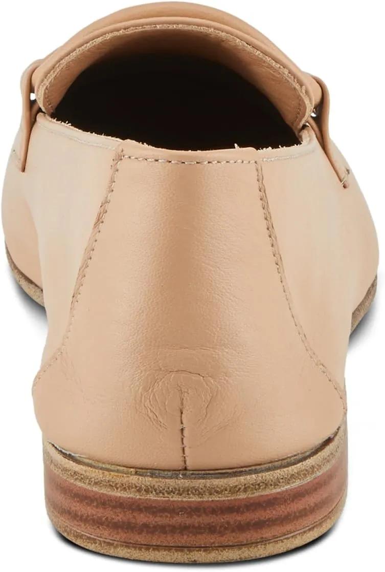 Spring Step Carrington Women's Leather Loafers with Tonal Leather Roping Detail