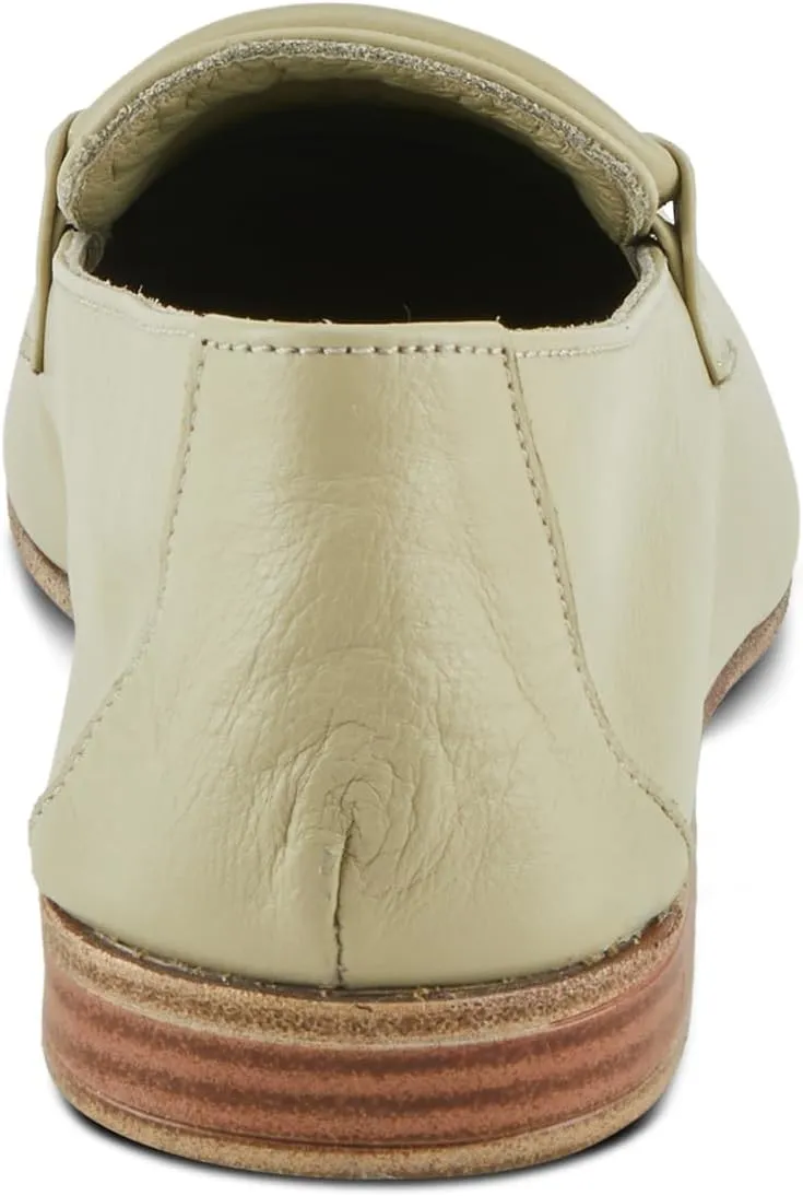 Spring Step Carrington Women's Leather Loafers with Tonal Leather Roping Detail