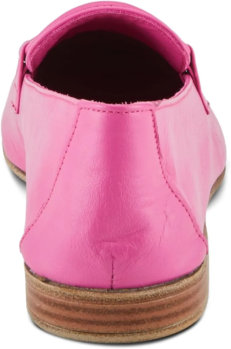 Spring Step Carrington Women's Leather Loafers with Tonal Leather Roping Detail
