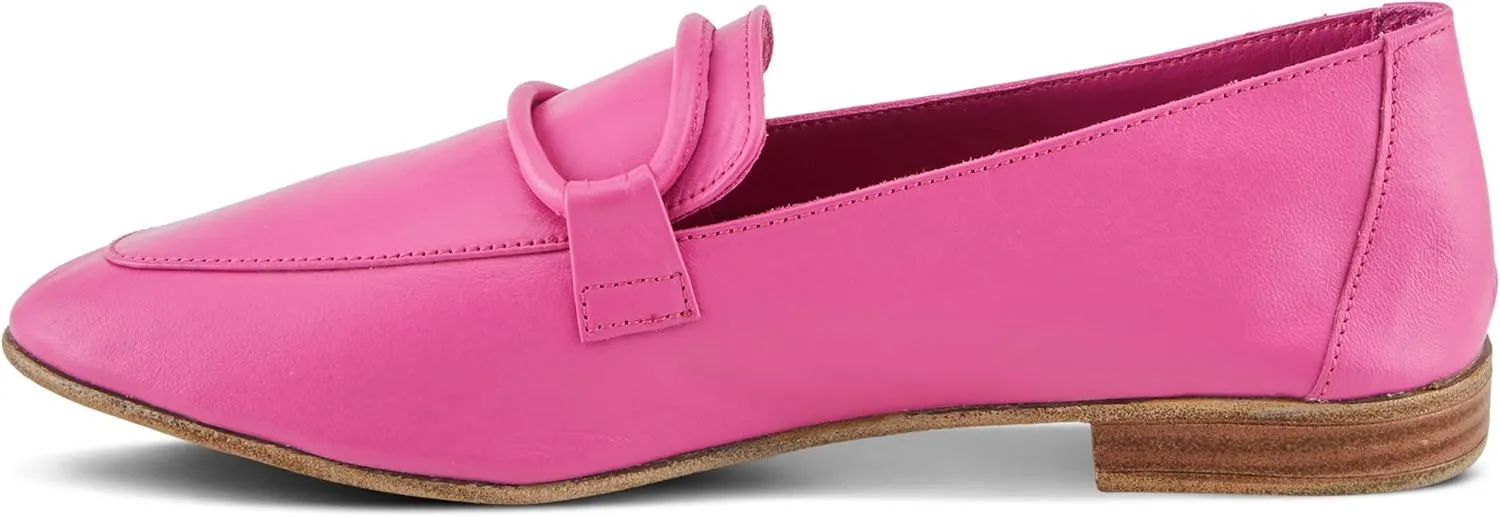 Spring Step Carrington Women's Leather Loafers with Tonal Leather Roping Detail