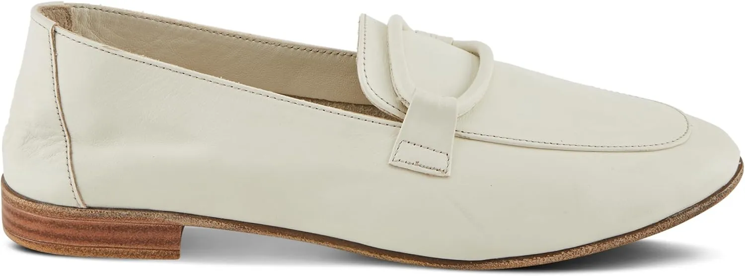 Spring Step Carrington Women's Leather Loafers with Tonal Leather Roping Detail