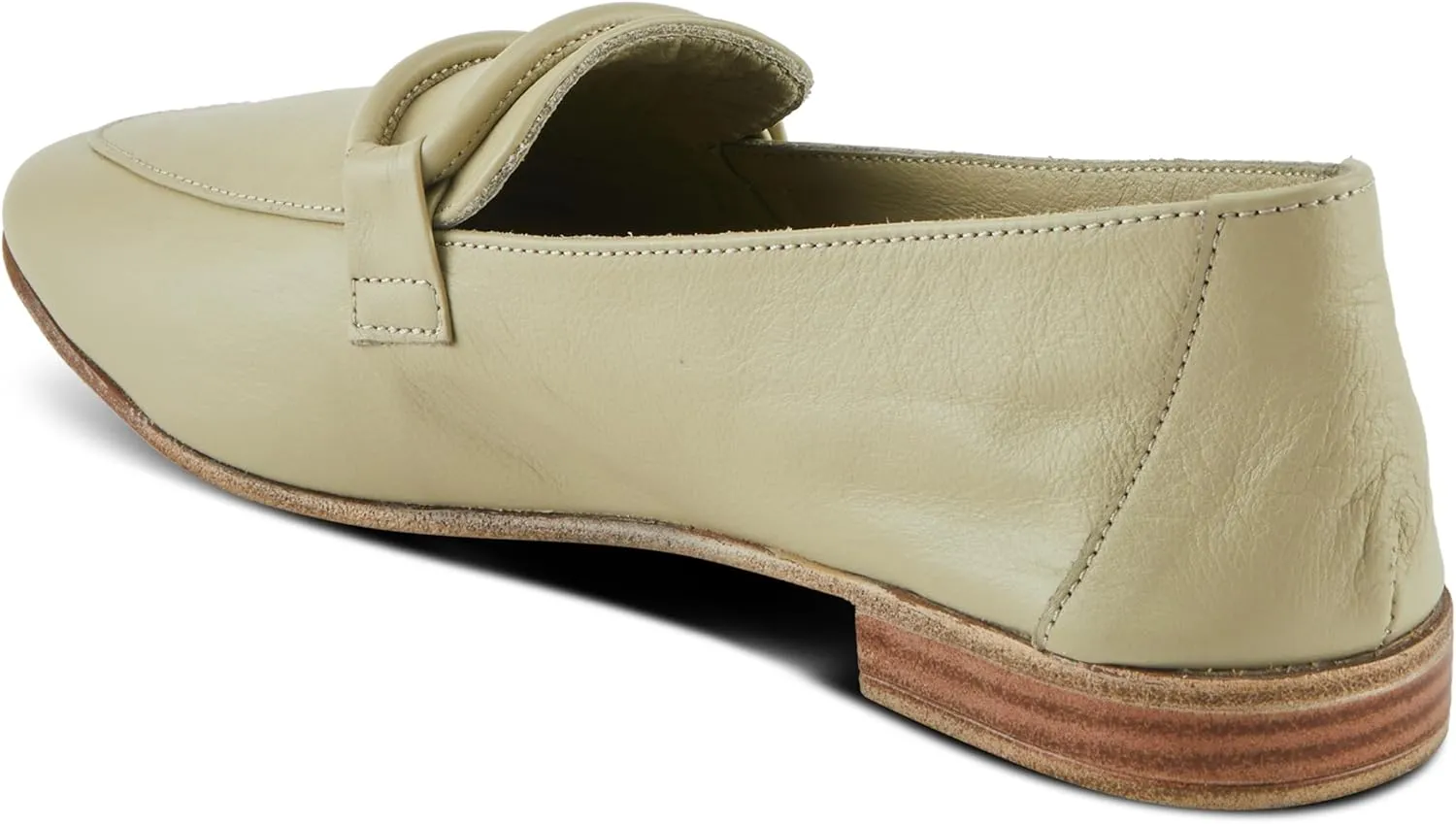 Spring Step Carrington Women's Leather Loafers with Tonal Leather Roping Detail