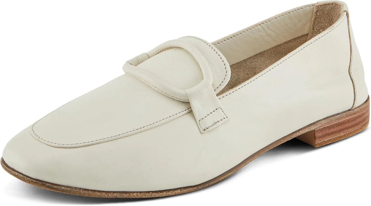 Spring Step Carrington Women's Leather Loafers with Tonal Leather Roping Detail