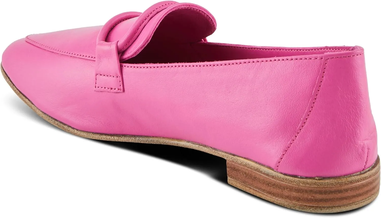 Spring Step Carrington Women's Leather Loafers with Tonal Leather Roping Detail