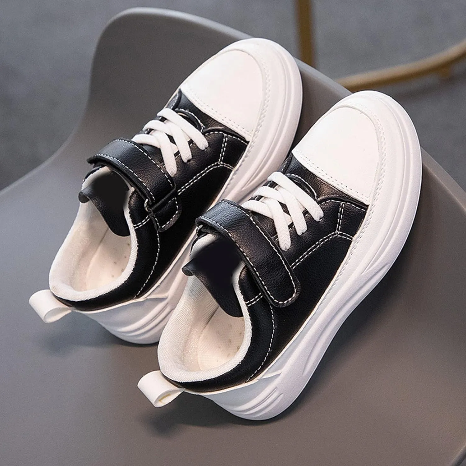 Toddler Canvas Shoes Girls High Top Sneakers Little Boys Kids Walking Cushioned Shoes Toddler Slip On Running Shoes