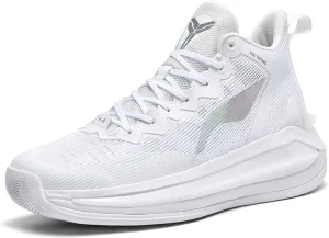 Unisex Basketball Shoes Fashion High Top Sneakers Indoor or Outdoor Training Match Shoes Outdoor Casual Sports Walking Shoes