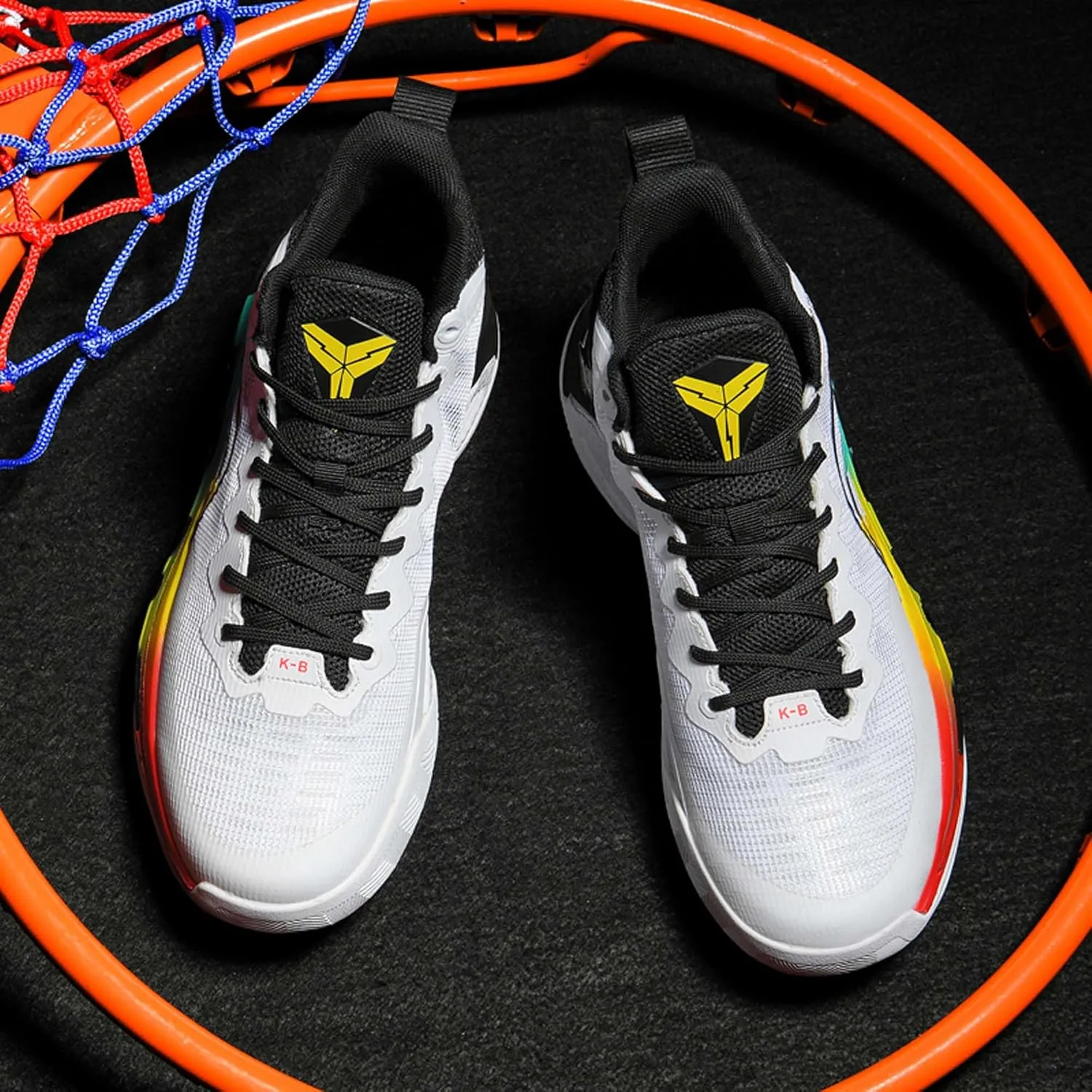 Unisex Basketball Shoes Fashion High Top Sneakers Indoor or Outdoor Training Match Shoes Outdoor Casual Sports Walking Shoes