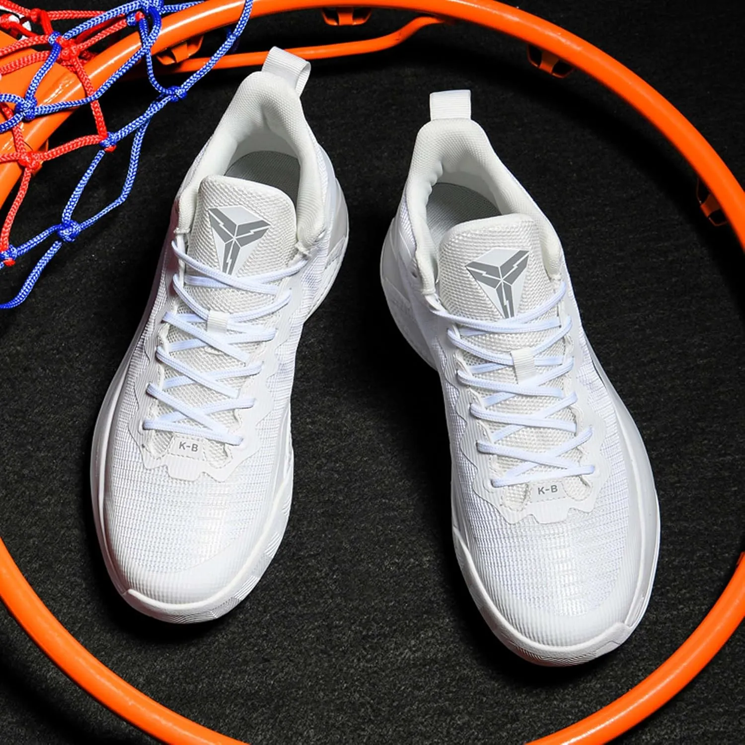 Unisex Basketball Shoes Fashion High Top Sneakers Indoor or Outdoor Training Match Shoes Outdoor Casual Sports Walking Shoes