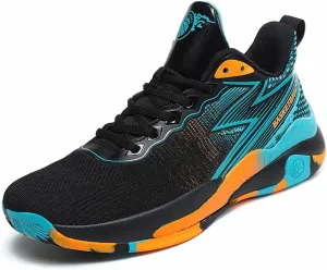 VAXAV Unisex Professional Outdoor Sports Sneakers High Top Basketball Athletic Running Tennis Shoes