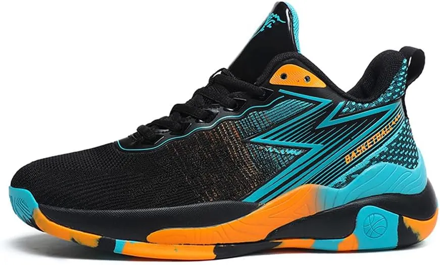 VAXAV Unisex Professional Outdoor Sports Sneakers High Top Basketball Athletic Running Tennis Shoes