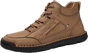 Walking Shoes Tennis Comfortable 2022 New Large Size Border Handmade Retro Stitched Leather Comfortable Casual Shoes