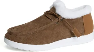 Winter Fashion Boots For Women 2024 Snow Boots Winter Shoes with Fur Lined Warm Slip On Comfortable Ankle Booties