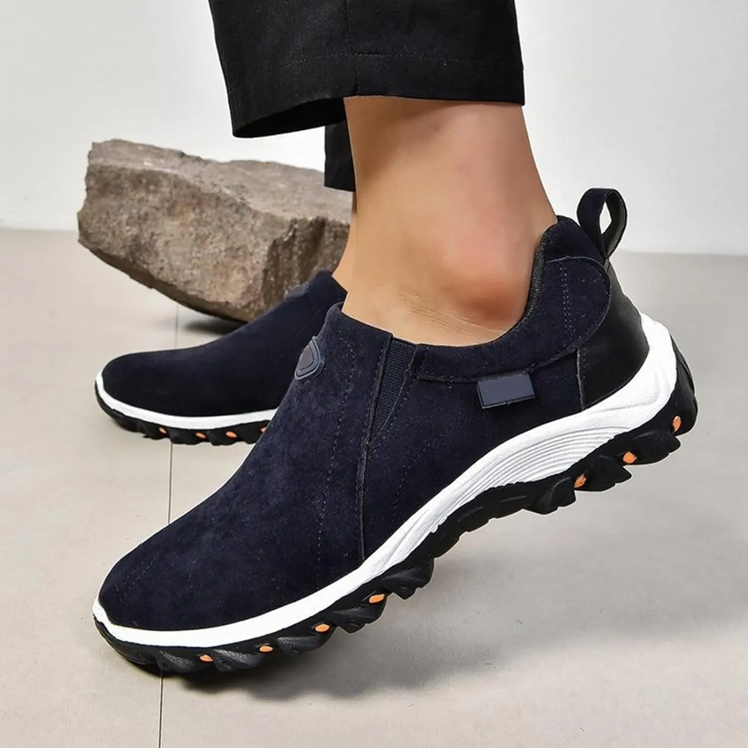 Women Loafers Sport Shoes Running Shoes Breathable Fashion for Student and Teenagers Ladies Slip On