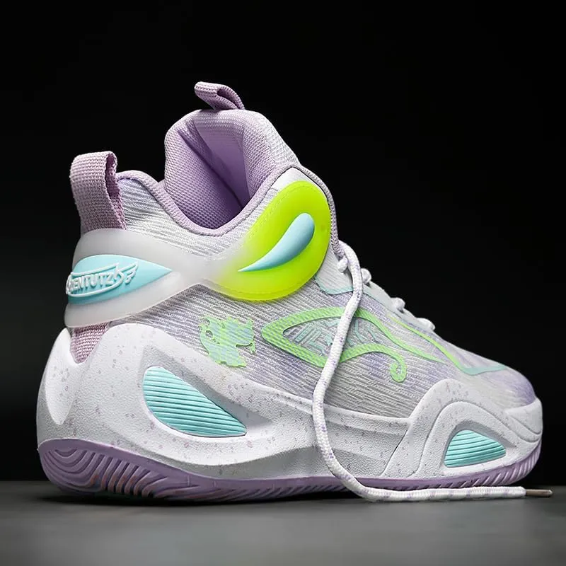 Women Mens Basketball Shoes Fashion Athletic Sneakers Unisex Outdoor Sport Shoes High Top Anti Slip and Wear-Resistant Basketball Shoes