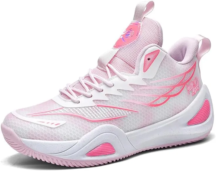 Womens Basketball Shoes for Men High Top Breathable Non Slip Unisex-Adult Outdoor Sneakers Youth Fashion Running Shoes