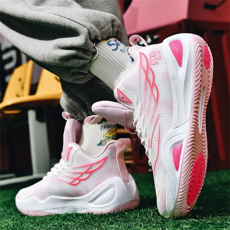 Womens Basketball Shoes for Men High Top Breathable Non Slip Unisex-Adult Outdoor Sneakers Youth Fashion Running Shoes