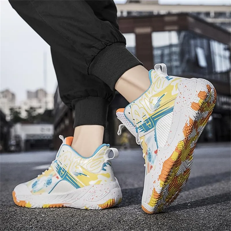 Womens Basketball Shoes for Men High Top Breathable Non Slip Unisex-Adult Outdoor Sneakers Youth Fashion Running Shoes