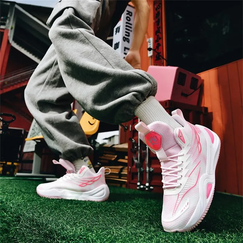 Womens Basketball Shoes for Men High Top Breathable Non Slip Unisex-Adult Outdoor Sneakers Youth Fashion Running Shoes